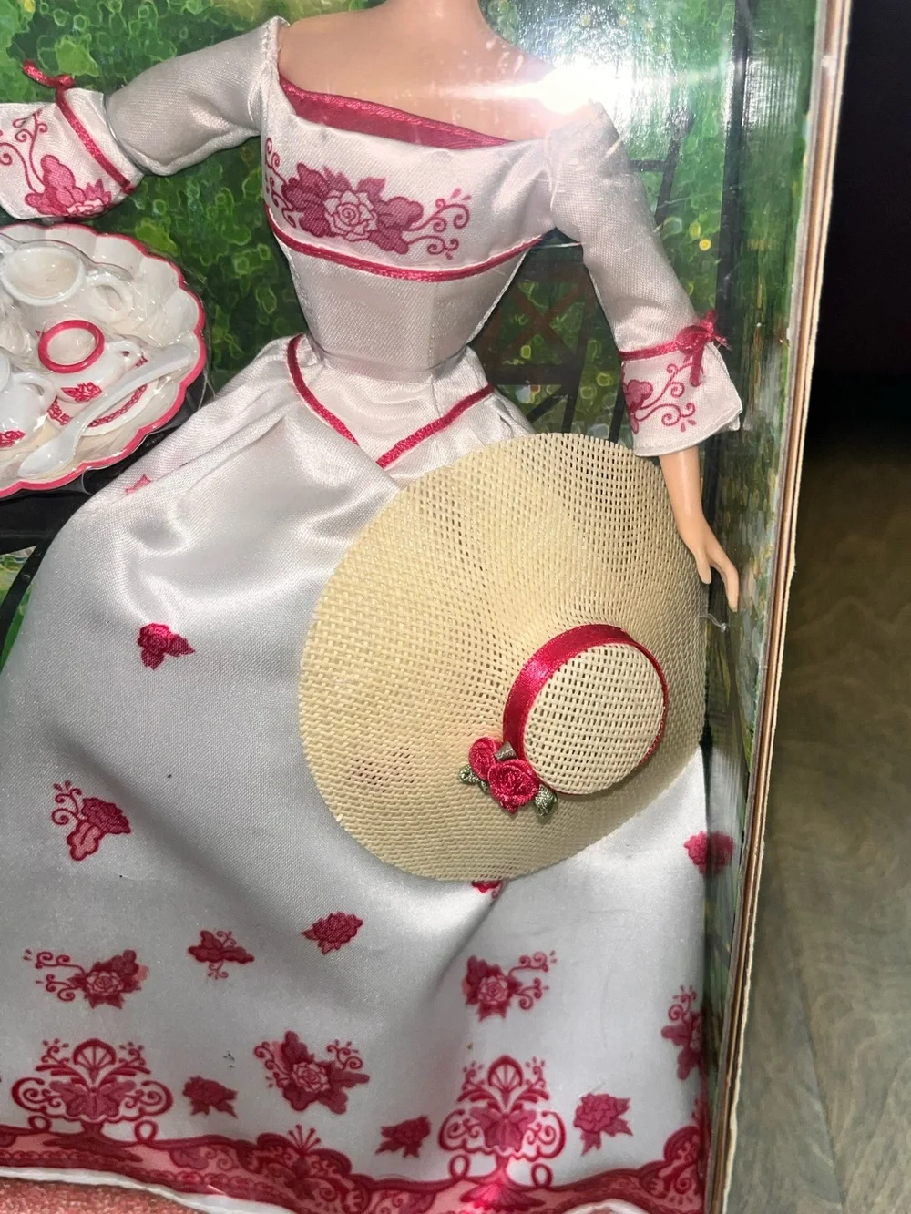 Barbie: Victorian Tea Barbie Mattel 2002 Vintage New In The Box!